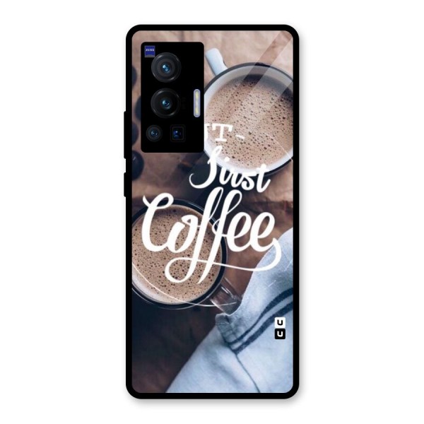 Just Coffee Glass Back Case for Vivo X70 Pro