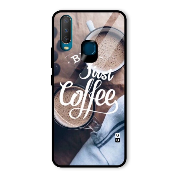 Just Coffee Glass Back Case for Vivo Y12