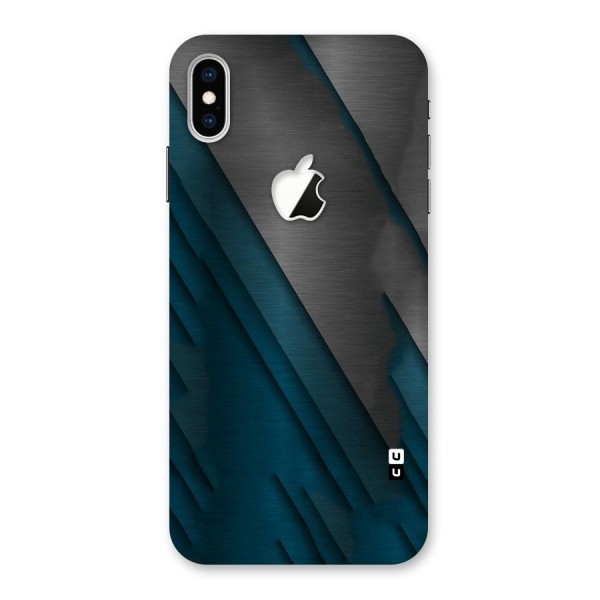 Just Lines Back Case for iPhone XS Max Apple Cut