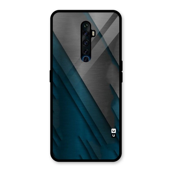 Just Lines Glass Back Case for Oppo Reno2 F