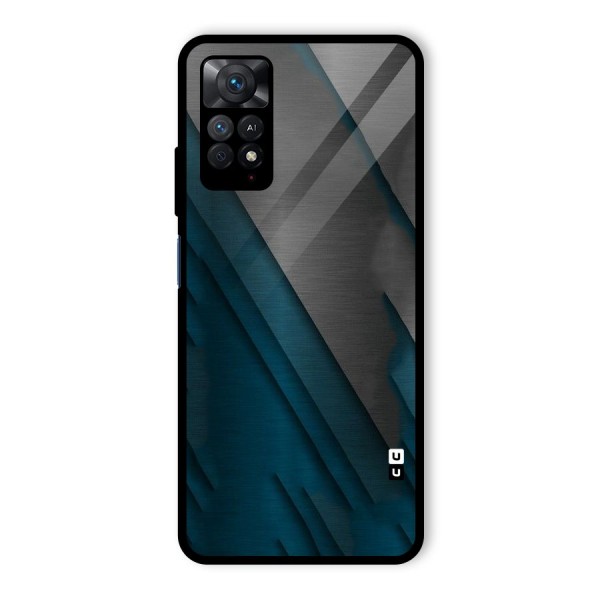 Just Lines Glass Back Case for Redmi Note 11 Pro