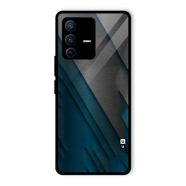 Just Lines Glass Back Case for Vivo V23 Pro