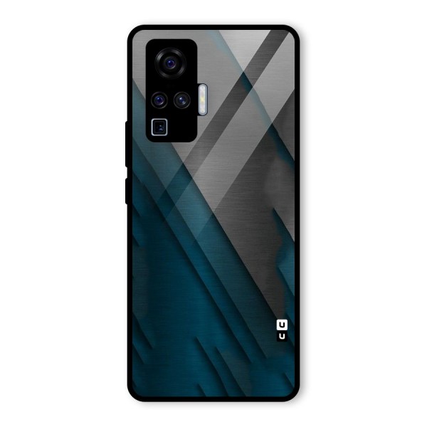 Just Lines Glass Back Case for Vivo X50 Pro