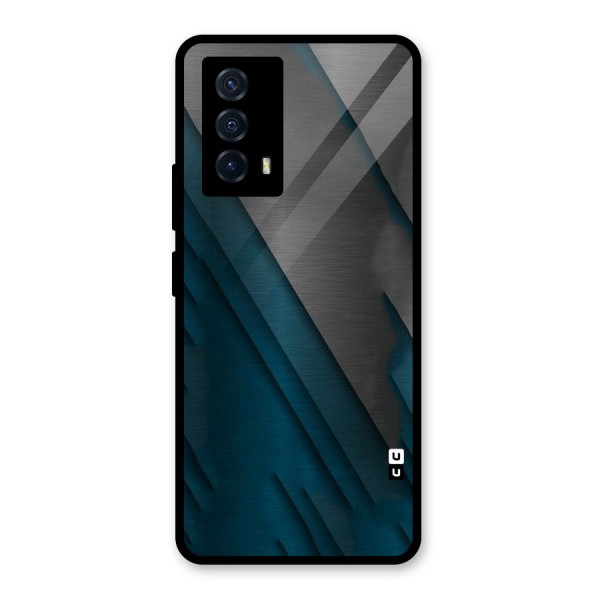 Just Lines Glass Back Case for Vivo iQOO Z5