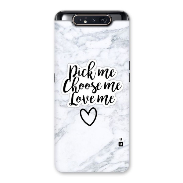 Just Me Back Case for Galaxy A80