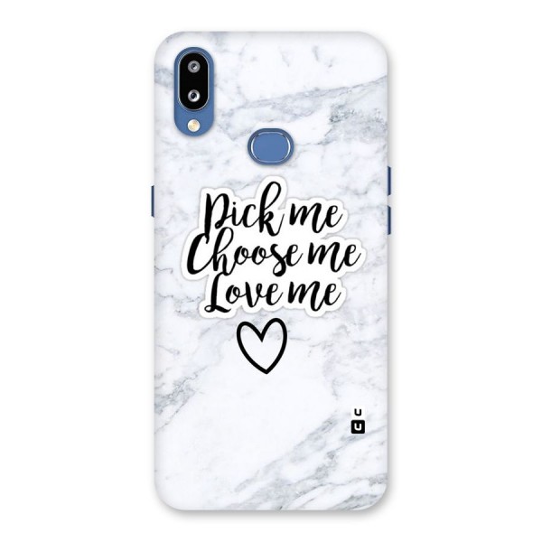 Just Me Back Case for Galaxy M01s