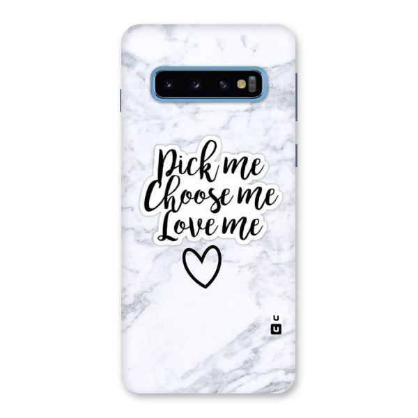 Just Me Back Case for Galaxy S10