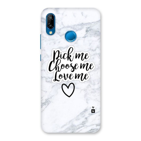 Just Me Back Case for Huawei P20 Lite