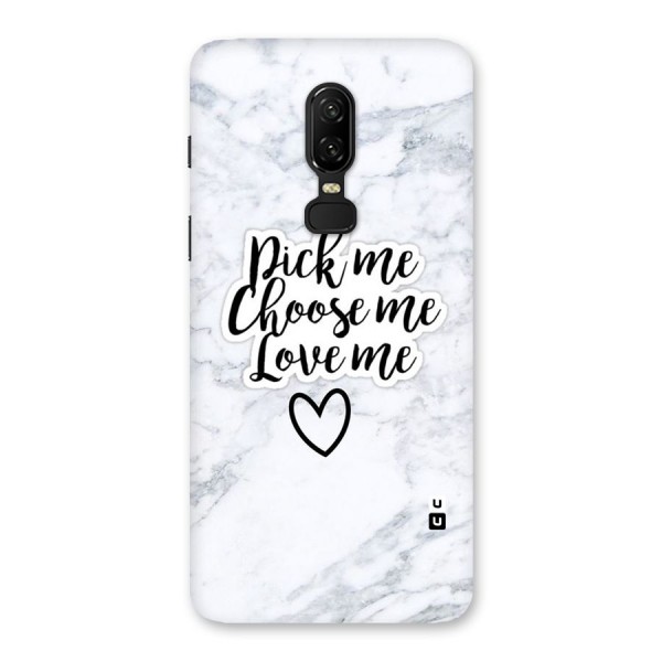 Just Me Back Case for OnePlus 6