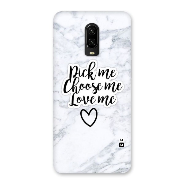 Just Me Back Case for OnePlus 6T