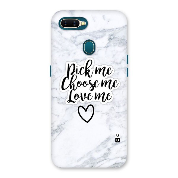 Just Me Back Case for Oppo A12