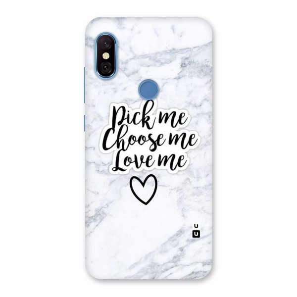 Just Me Back Case for Redmi Note 6 Pro