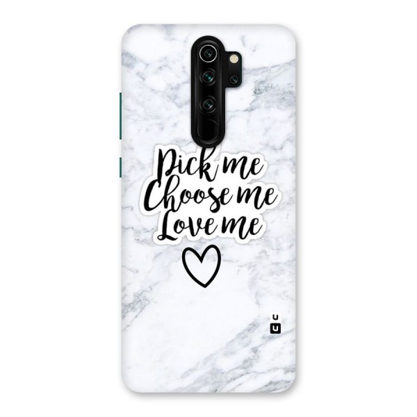 Just Me Back Case for Redmi Note 8 Pro