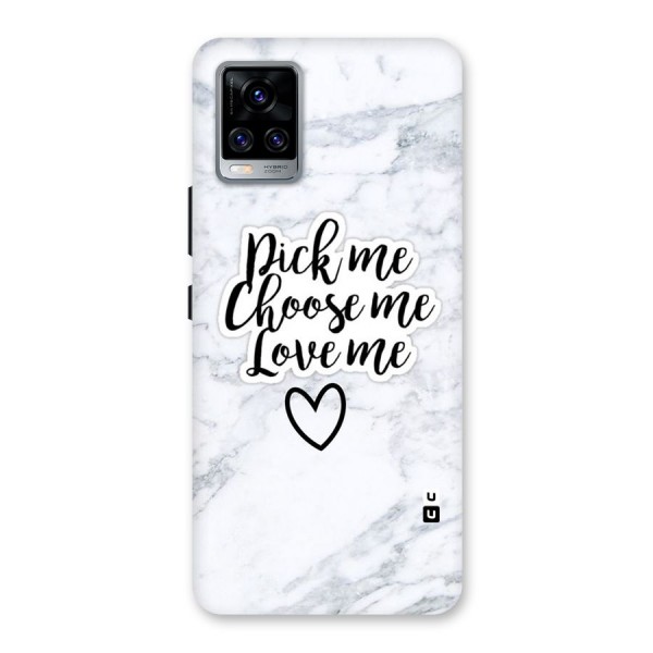 Just Me Back Case for Vivo V20 Pro