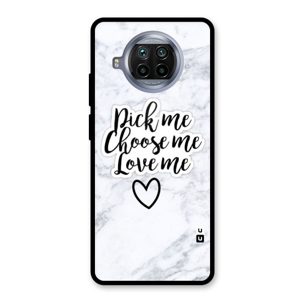 Just Me Glass Back Case for Mi 10i