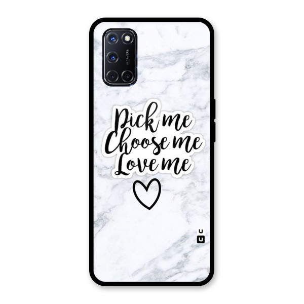 Just Me Glass Back Case for Oppo A52