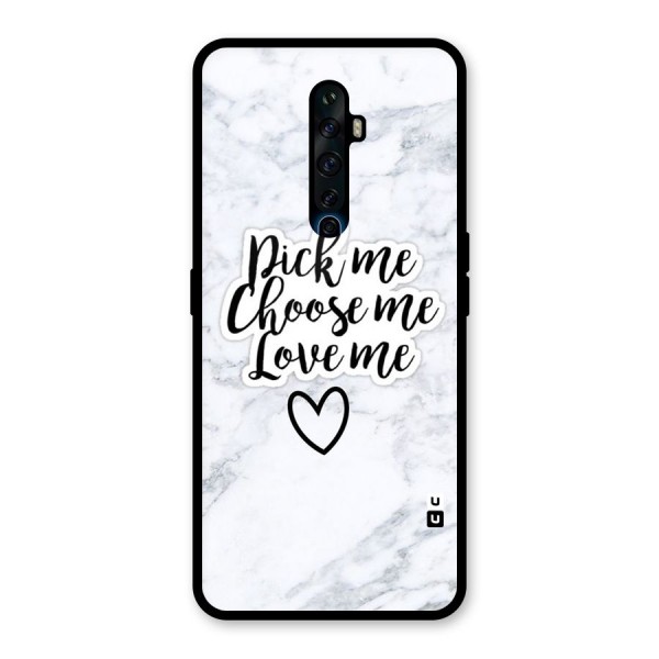 Just Me Glass Back Case for Oppo Reno2 Z