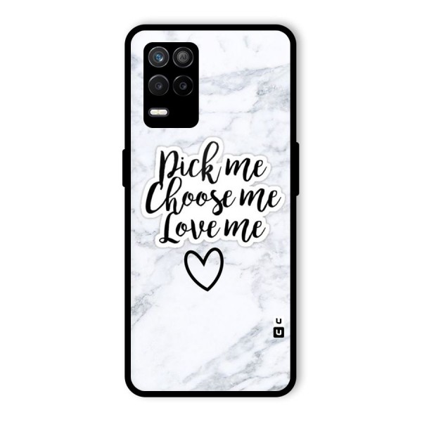 Just Me Glass Back Case for Realme 9 5G