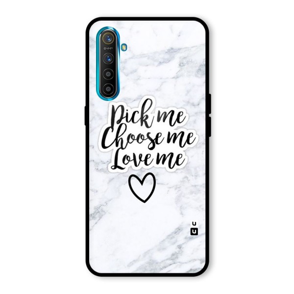 Just Me Glass Back Case for Realme XT