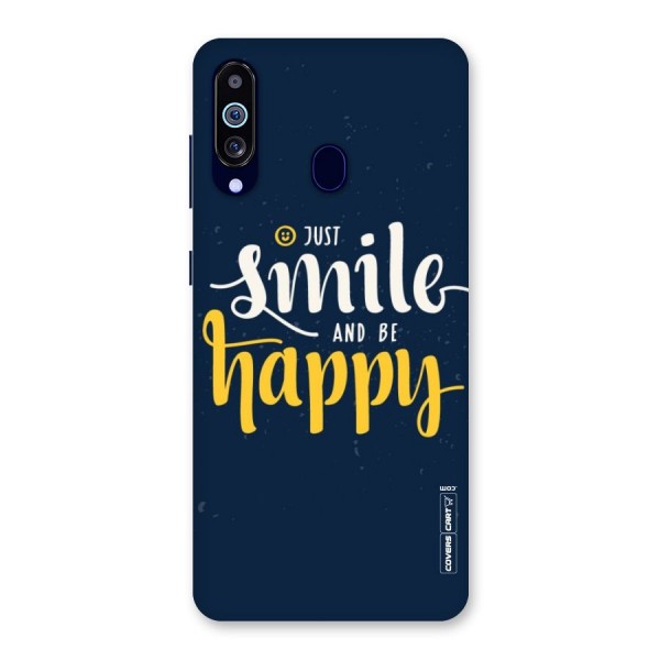 Just Smile Back Case for Galaxy A60