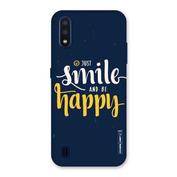 Just Smile Back Case for Galaxy M01