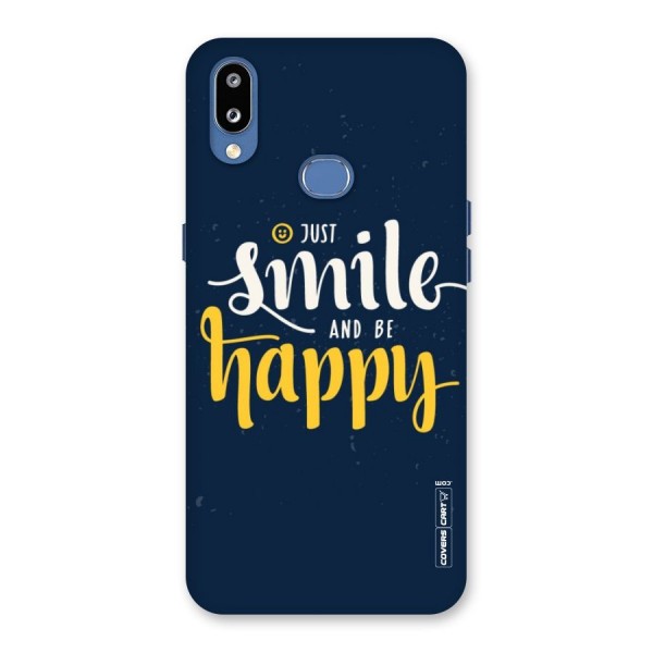 Just Smile Back Case for Galaxy M01s