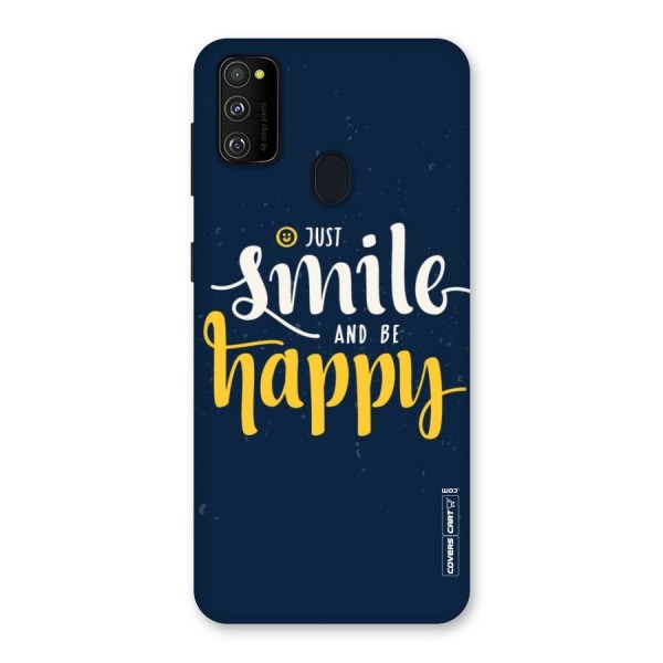 Just Smile Back Case for Galaxy M21