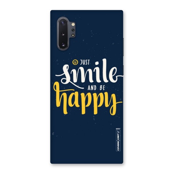 Just Smile Back Case for Galaxy Note 10 Plus