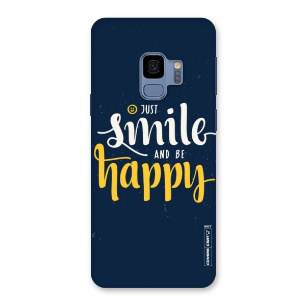 Just Smile Back Case for Galaxy S9