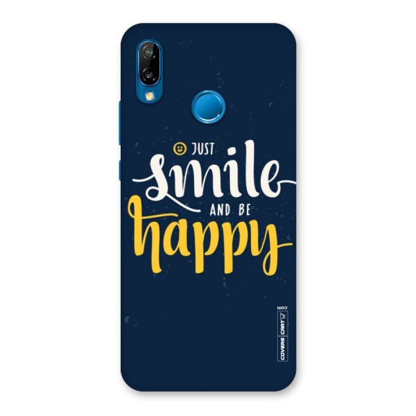 Just Smile Back Case for Huawei P20 Lite