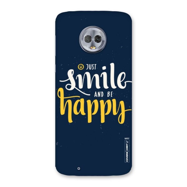 Just Smile Back Case for Moto G6