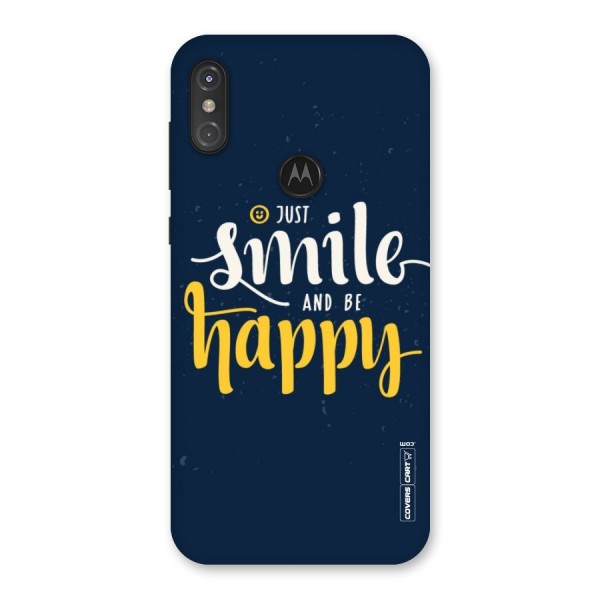 Just Smile Back Case for Motorola One Power