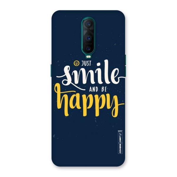 Just Smile Back Case for Oppo R17 Pro