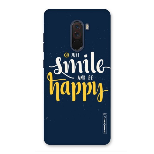 Just Smile Back Case for Poco F1