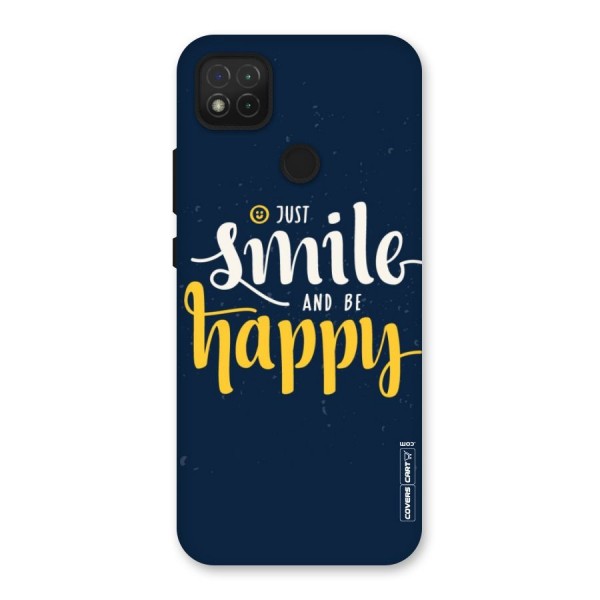 Just Smile Back Case for Redmi 9C