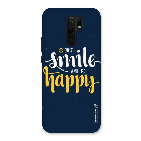 Just Smile Back Case for Redmi 9 Prime