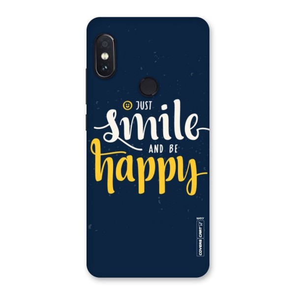 Just Smile Back Case for Redmi Note 5 Pro