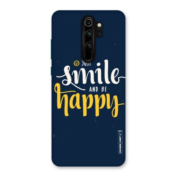 Just Smile Back Case for Redmi Note 8 Pro