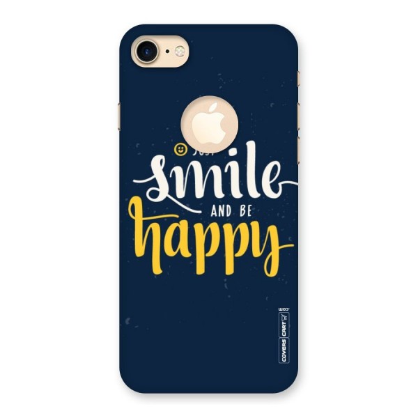 Just Smile Back Case for iPhone 8 Logo Cut