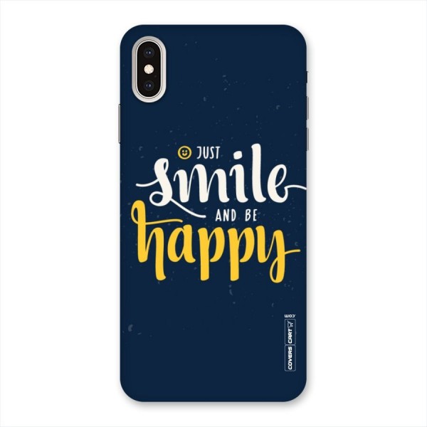 Just Smile Back Case for iPhone XS Max