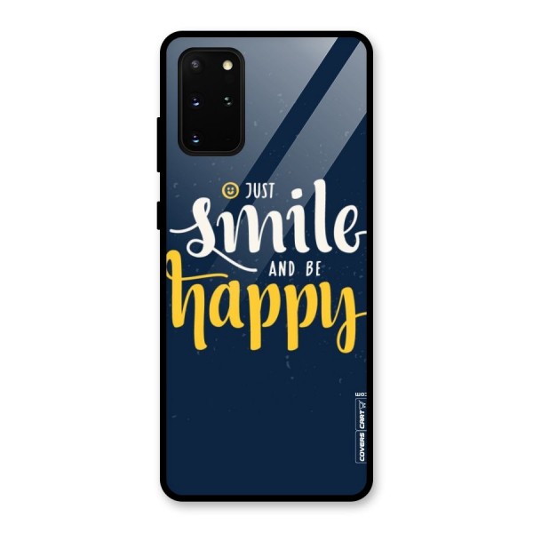 Just Smile Glass Back Case for Galaxy S20 Plus