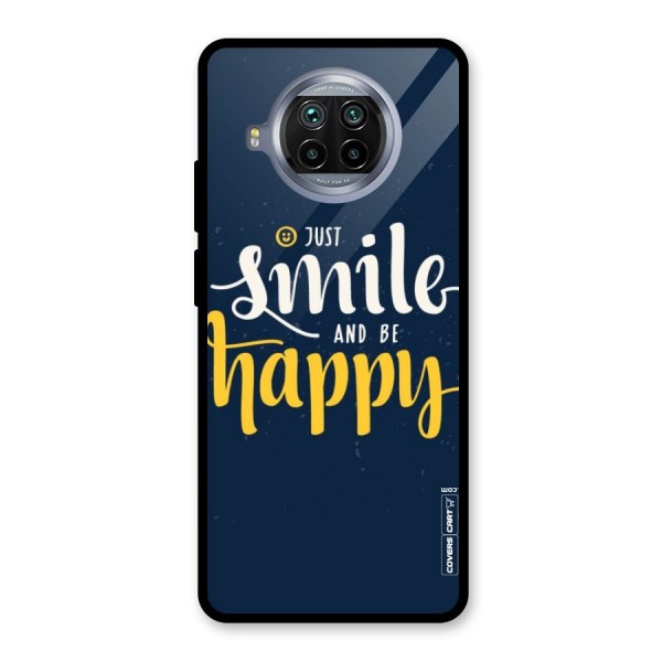 Just Smile Glass Back Case for Mi 10i