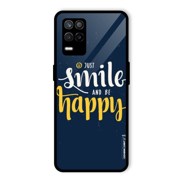 Just Smile Glass Back Case for Realme 9 5G