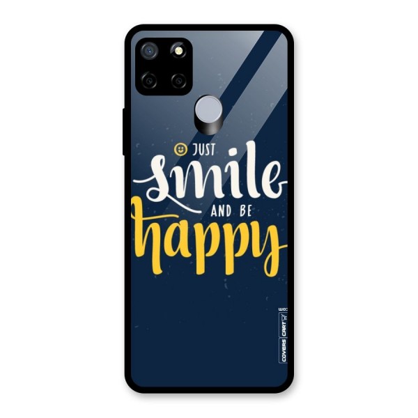 Just Smile Glass Back Case for Realme C12