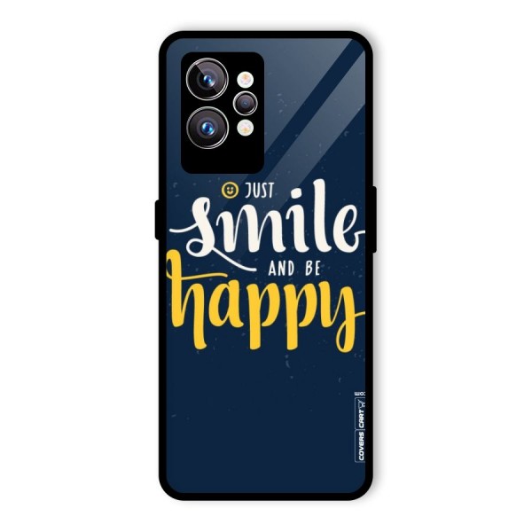 Just Smile Glass Back Case for Realme GT2 Pro