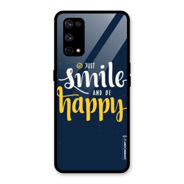 Just Smile Glass Back Case for Realme X7 Pro