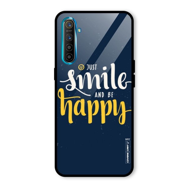 Just Smile Glass Back Case for Realme XT