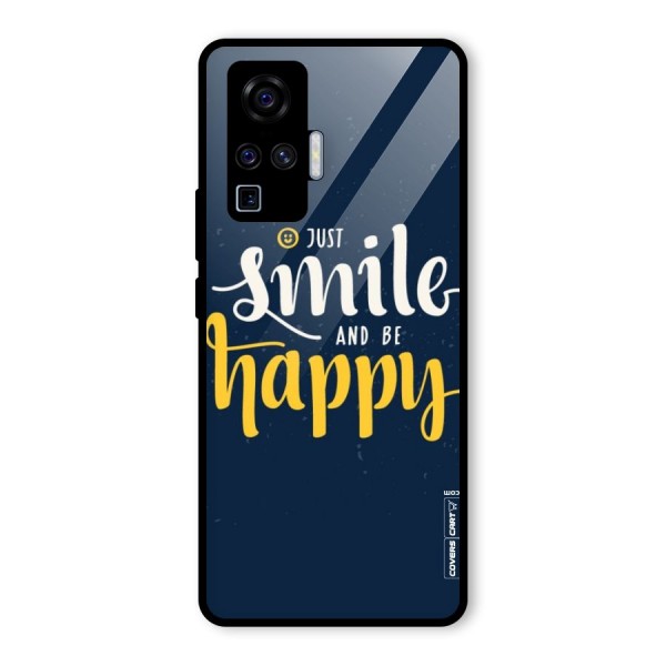 Just Smile Glass Back Case for Vivo X50 Pro