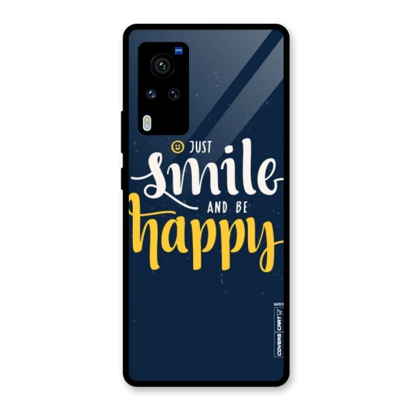 Just Smile Glass Back Case for Vivo X60 Pro