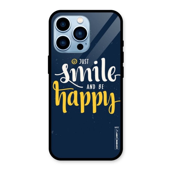 Just Smile Glass Back Case for iPhone 13 Pro